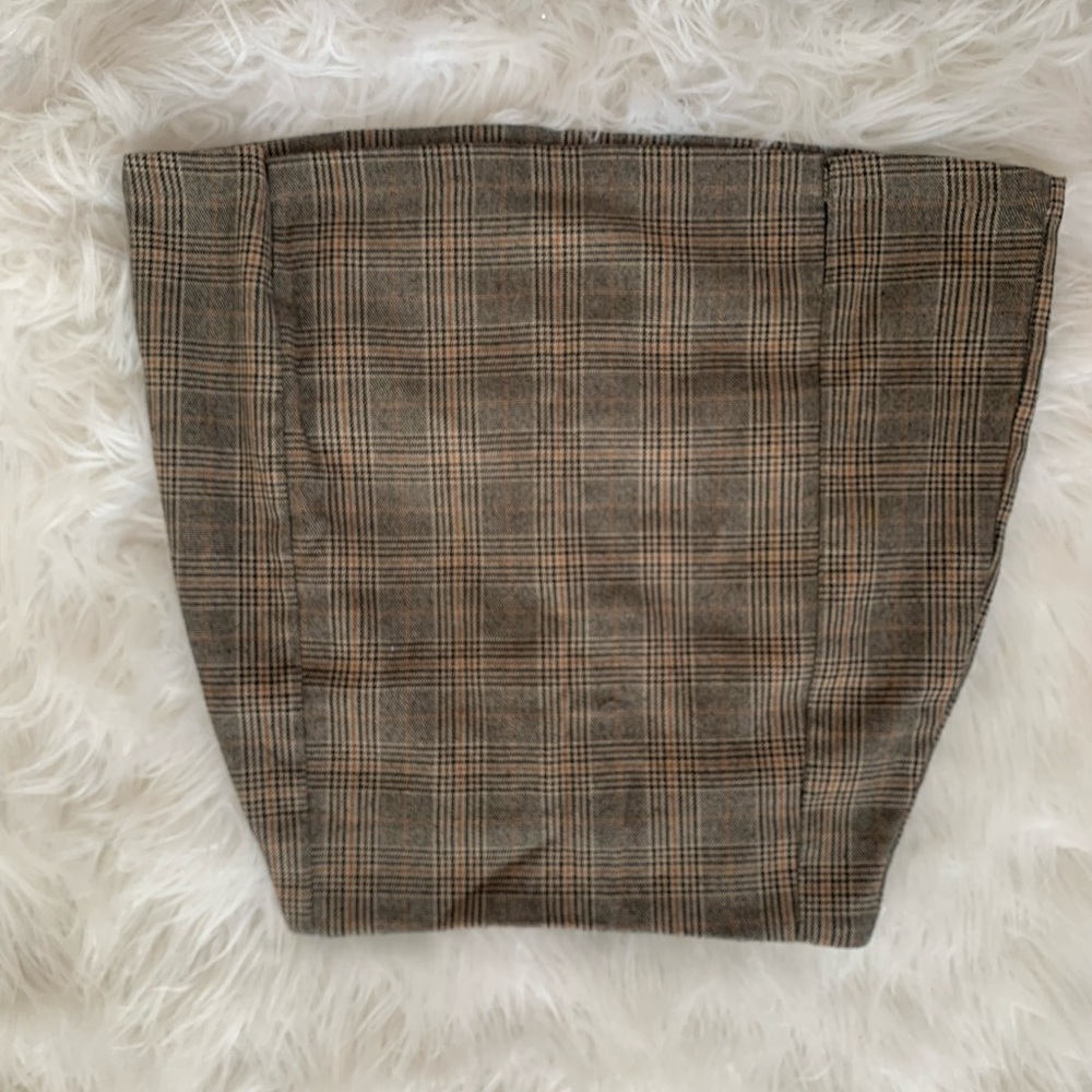 brandy meville plaid skirt